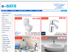 Tablet Screenshot of e-bath.ro